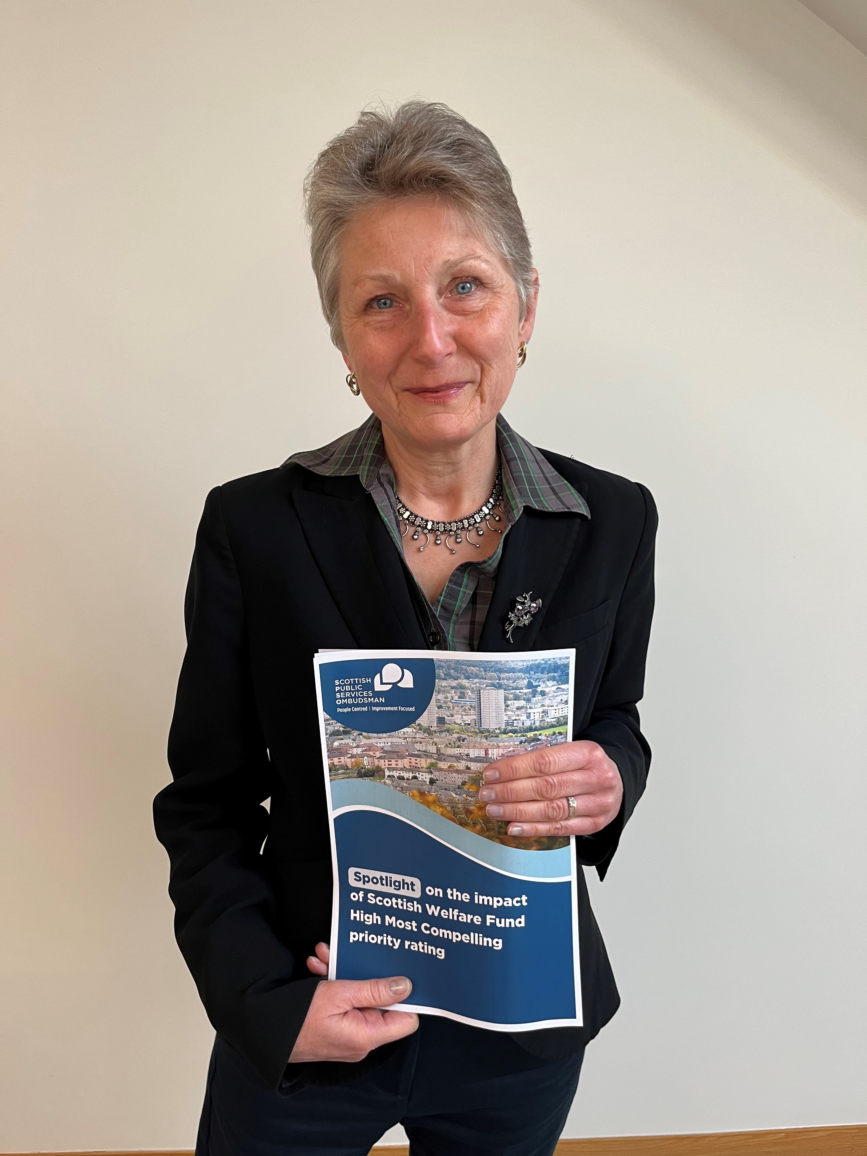 Scottish Public Services Ombudsman, Rosemary Agnew, holds the Spotlight report